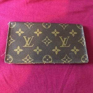 Louis Vuitton checkbook cover